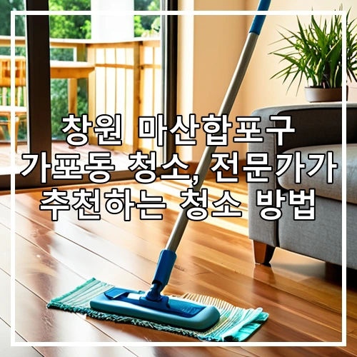 창원 마산합포구 가포동 청소, 전문가가 추천하는 청소 방법