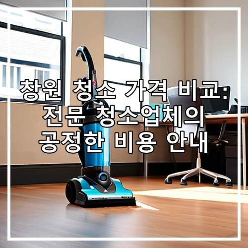 창원 청소 가격 비교: 전문 청소업체의 공정한 비용 안내